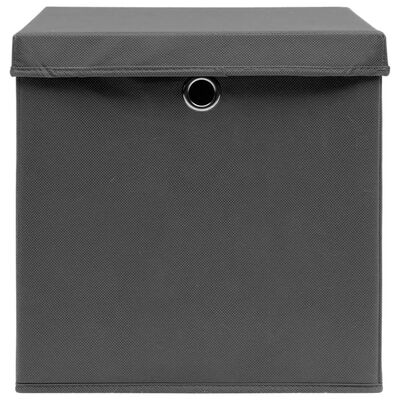 vidaXL Boîte de rangement Tissu 70x40x18 cm Gris