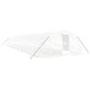 vidaXL Serre avec cadre en acier blanc 90 m&sup2; 18x5x2,3 m