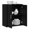 vidaXL Buffet 2 pcs Chêne noir 60 x 31 x 70 cm Bois d'ingénierie
