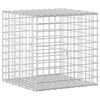 vidaXL Gabion avec fil de 3,5 mm et maille de 5x5 cm 50x50x50 cm