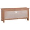 vidaXL Meuble TV 100x30x45 cm bois d'acajou massif