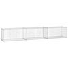vidaXL Mur en gabion avec couvercles Acier galvanis&eacute; 300 x 50 x 50 cm