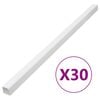 vidaXL Goulotte de c&acirc;ble 40x40 mm 30 m PVC