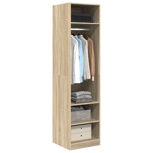 vidaXL Garde-robe Ch&ecirc;ne sonoma 50x50x200 cm Bois d'ing&eacute;nierie