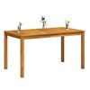 vidaXL Table de jardin 140x80x74 cm Bois d'acacia massif