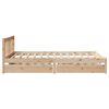 vidaXL Cadre de lit sans matelas 140x200 cm bois massif de pin