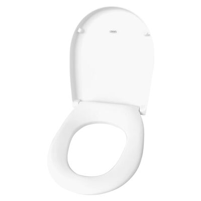 CORNAT Siège de toilette avec fermeture en douceur PREMIUM 6 blanc