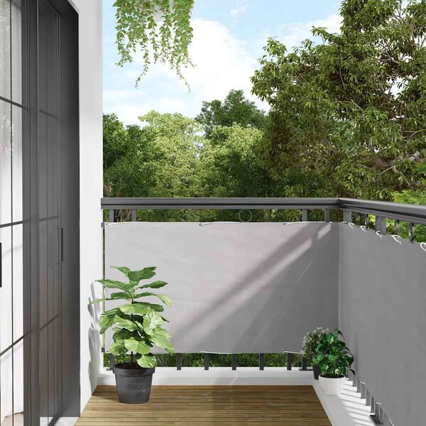 vidaXL &Eacute;cran d'intimit&eacute; de balcon gris 300x75 cm PVC