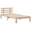 vidaXL Lit biblioth&egrave;que sans matelas 90x190 cm bois de pin massif