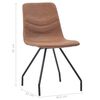 vidaXL Ensemble de salle &agrave; manger 5 pcs Marron Similicuir