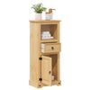 vidaXL Armoire de salle de bain Corona 45x33x110 cm bois de pin massif