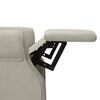 vidaXL Fauteuil de massage inclinable gris clair microfibre