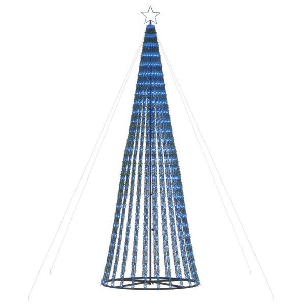 vidaXL Sapin de No&euml;l &agrave; LED 688 LED bleu 300 cm