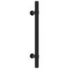vidaXL Poignées d'armoire 10 pcs noir 128 mm acier inoxydable