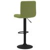 vidaXL Tabouret de bar Vert clair Velours