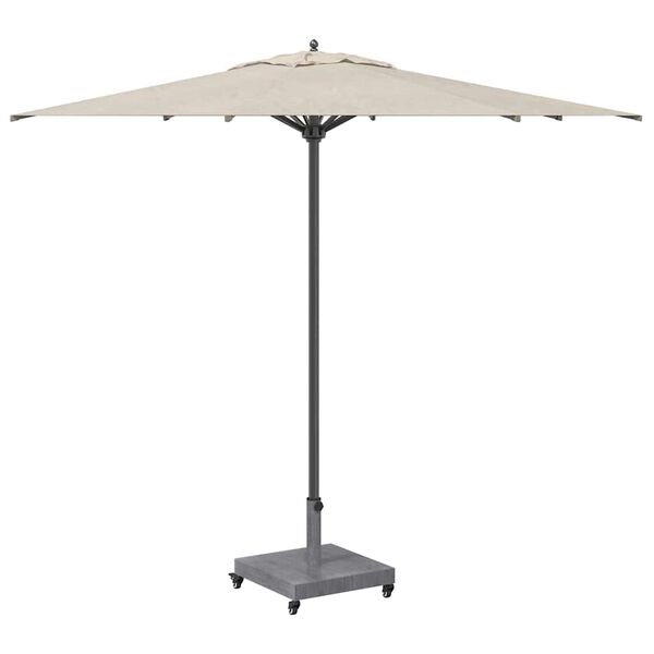 vidaXL Pied de parasol Aspect Bois Gris Fonc&eacute; 45 x 45 x 31,5 cm