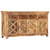 vidaXL Buffet avec 4 tiroirs 160x40x85 cm Bois massif de manguier