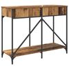 vidaXL Table console Bois Ancien 100 x 39 x 78,5 cm Bois d'ingénierie