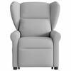 vidaXL Fauteuil inclinable &eacute;lectrique gris nuage tissu