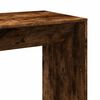 vidaXL Table de bar ch&ecirc;ne fum&eacute; 102x50x103,5 cm bois d'ing&eacute;nierie