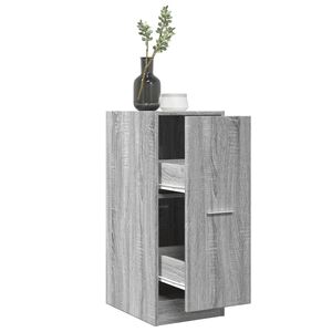 vidaXL Armoire apothicaire sonoma gris 30x41x77,5 cm bois d'ing&eacute;nierie