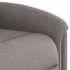 vidaXL Fauteuil de massage inclinable &eacute;lectrique Taupe Tissu