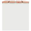 vidaXL Banc de jardin Blanc 60 x 40 x 43 cm Acier