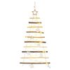 vidaXL Sapin de No&euml;l Naturel 90 cm Bois de fr&ecirc;ne massif