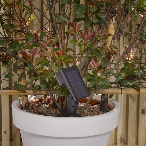 Luxform Lampe de jardin LED solaire intelligente &agrave; capteur Rosario