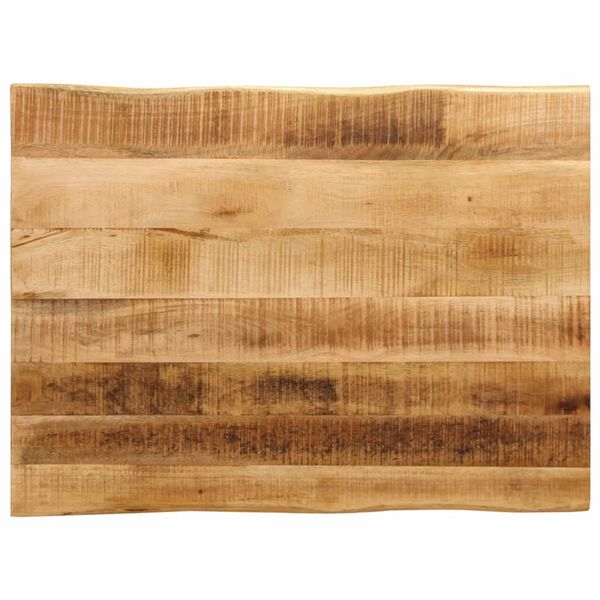 vidaXL Dessus de table bord vivant 70x60x3,8 cm bois de manguier brut