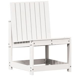 vidaXL Chaise de jardin blanc 50,5x55x77 cm bois de pin massif