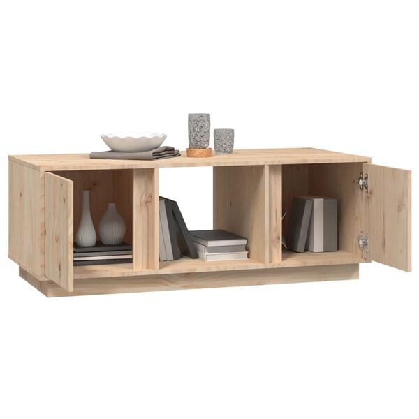 vidaXL Table basse 110x50x40 cm Bois massif de pin