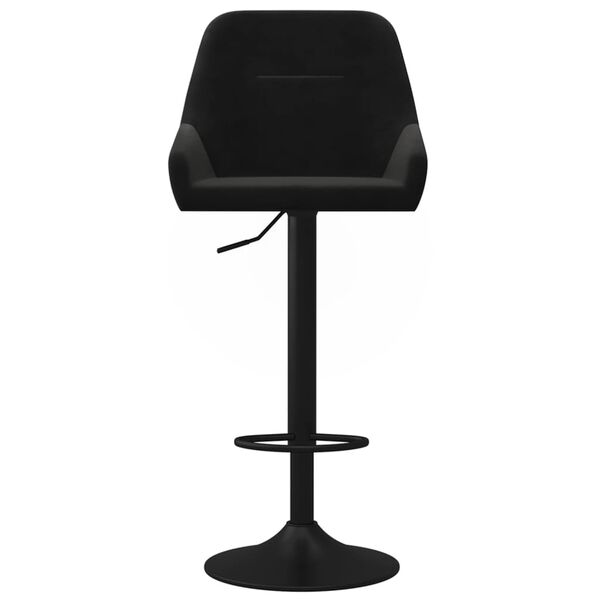 vidaXL Tabourets de bar lot de 2 noir velours