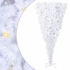 vidaXL Sapin de No&euml;l artificiel avec 300 LED Blanc 210 cm PVC et Acier