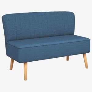 vidaXL Canap&eacute; 117x55,5x77 cm Tissu Bleu