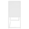 vidaXL Buffet Blanc 75x35x75 cm Acier