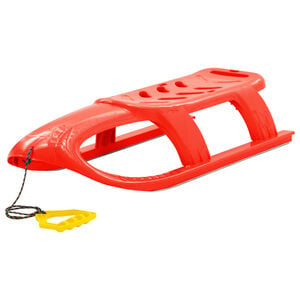 vidaXL Tra&icirc;neau pour enfants Rouge 102,5x40x23 cm Polypropyl&egrave;ne