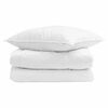 vidaXL Duvet d'hiver avec oreiller 2 pc Blanc Plume de canard