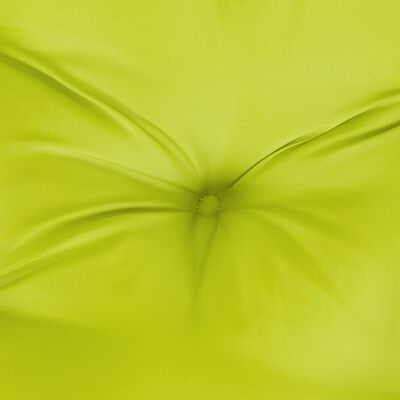 vidaXL Coussin de banc de jardin vert brillant 100x50x7cm tissu oxford