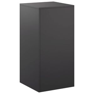 vidaXL Support de Plante Noir 40 x 40 x 80 cm Acier