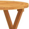 vidaXL Table de bistro Ø46x47 cm Bois d'acacia massif