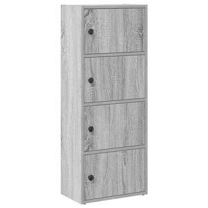 vidaXL Biblioth&egrave;que sonoma gris 40x24x102 cm bois d'ing&eacute;nierie