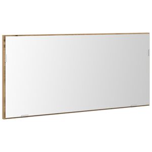 vidaXL Miroir chêne artisanal 80 x 37 cm Verre et Bois Ingénierie