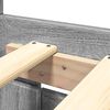 vidaXL Cadre de lit et t&ecirc;te de lit sans matelas sonoma gris 180x200 cm