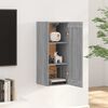 vidaXL Armoire murale Sonoma gris 35x34x90 cm Bois d'ingénierie
