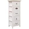vidaXL Armoire lat&eacute;rale 35x25x87 cm Bois de Paulownia