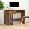 vidaXL Bureau Ch&ecirc;ne fum&eacute; 100x50x75 cm Bois d'ing&eacute;nierie