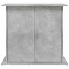 vidaXL Support d'aquarium en béton gris 81 x 36 x 73 cm Bois d'ingénierie