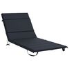 vidaXL Coussin de transat GEMERT 100 % polyester Bleu fonc&eacute;