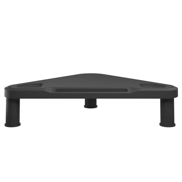 vidaXL Support de moniteur d'angle Noir 49x28x10,5 cm